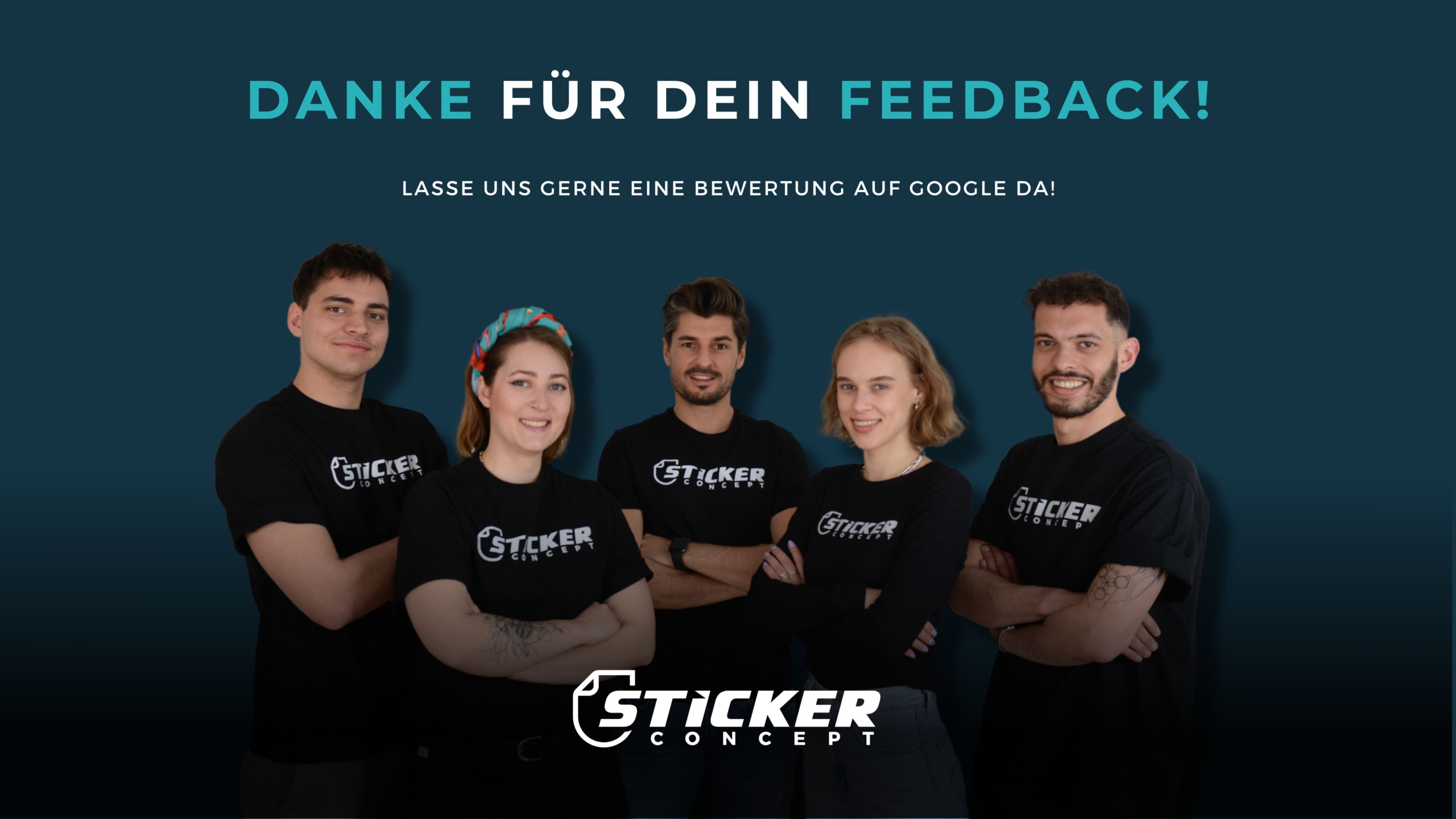 Danke_Sticker-Concept_Feedback Sticker-Concept Team sagt Danke für dein Feedback zu deinem Stickeralbum Projekt.
