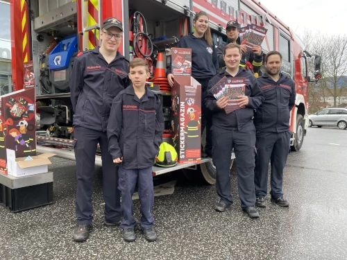 Umsatz Feuerwehrauto Stickerbuch