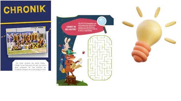 Lerneffekt Stickerbuch